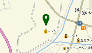 エブリア トイレの地図画像