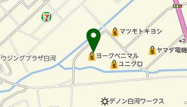メガステージ白河 トイレの地図画像