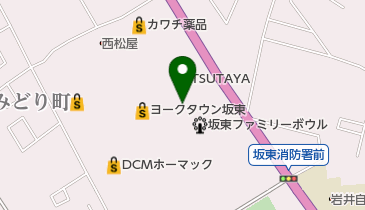 ヨークベニマル 坂東店 トイレの地図画像