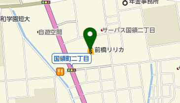 前橋リリカ トイレの地図画像