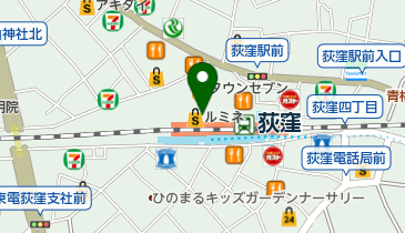 ルミネ荻窪 トイレの地図画像