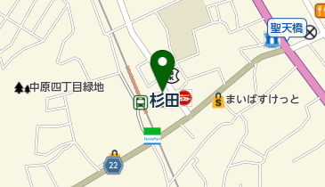 プララSUGITA トイレの地図画像