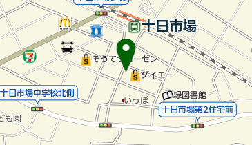 ダイエー 十日市場店 トイレの地図画像