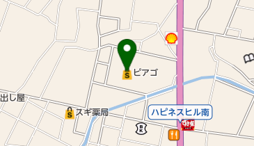 ピアゴ 幸田店 トイレの地図画像