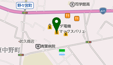 マックスバリュ東近江ショッピングセンター トイレの地図画像