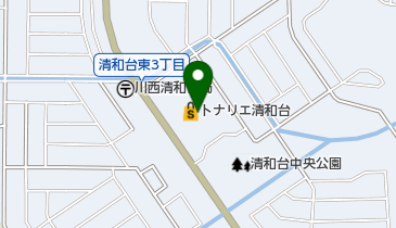 ガーデンモール清和台 トイレの地図画像