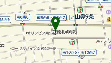 南札幌病院 トイレの地図画像