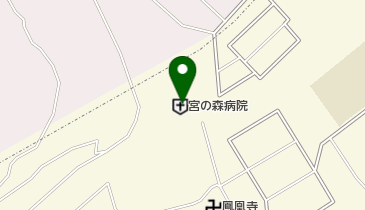 宮の森病院 トイレの地図画像