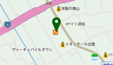 イオン 出雲店 トイレの地図画像