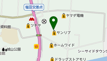 サンリブ杵築 トイレの地図画像