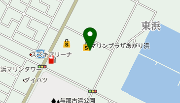 イーストベイステーション マリンプラザあがり浜 トイレの地図画像