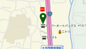 スーパーオートバックス 大宮バイパス トイレの地図画像