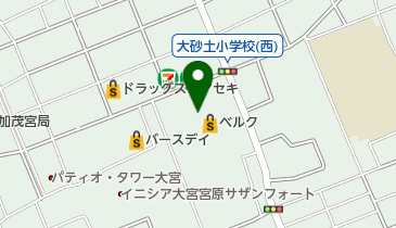 ベルク さいたま宮原店 授乳室 トイレの地図画像