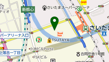 けやきひろば トイレの地図画像