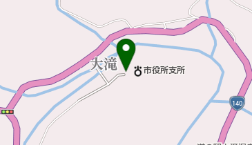 大滝体育館 トイレの地図画像