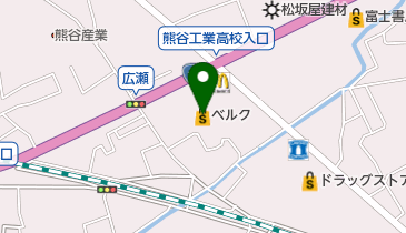 ベルク 広瀬店 トイレの地図画像