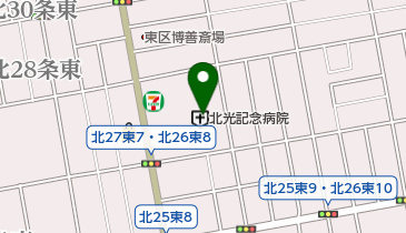 北光記念病院 トイレの地図画像