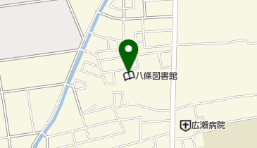 八潮市立八條図書館・公民館 トイレの地図画像