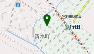 行田市清水町公園 トイレの地図画像