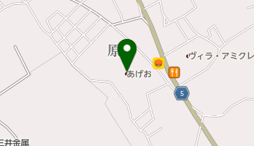 あげお 障害者支援施設 授乳室 トイレの地図画像