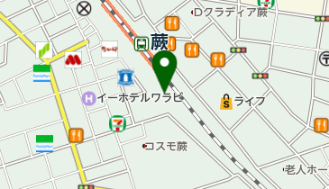 蕨市立旭町公民館 授乳室 トイレの地図画像