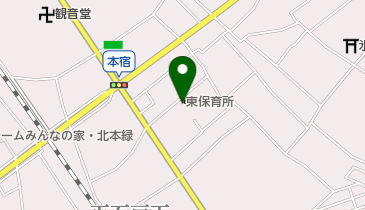 北本市東保育所 授乳室 トイレの地図画像