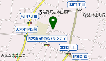 志木市商工会 授乳室 トイレの地図画像