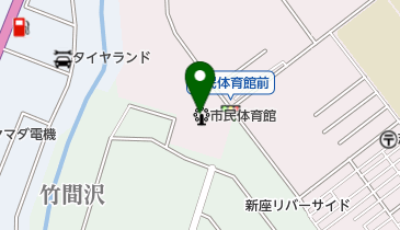 志木市民体育館 トイレの地図画像