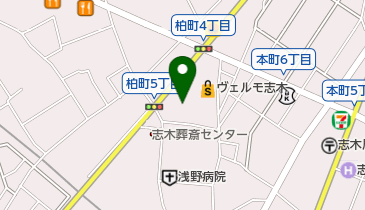 ヤオコー 志木本町店 トイレの地図画像