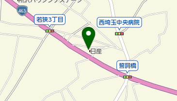 埼玉日産 所沢北野店 授乳室 トイレの地図画像