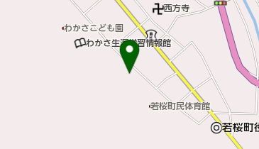 ふれあい広場 トイレの地図画像