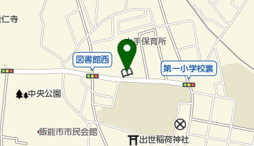 飯能市立図書館 授乳室 トイレの地図画像