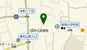 東松山市総合福祉センター 授乳室 トイレの地図画像