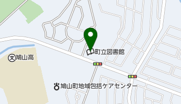 鳩山町立図書館 トイレの地図画像