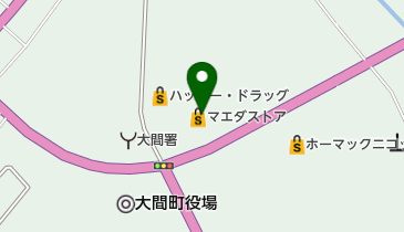 マエダストア 大間店 トイレの地図画像