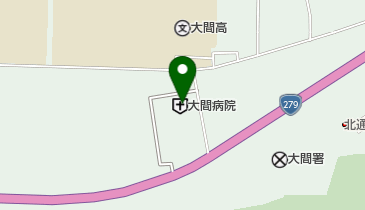 大間病院 トイレの地図画像