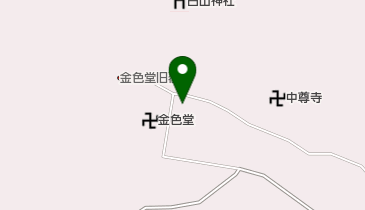 中尊寺宝物館讃衡蔵 トイレの地図画像