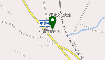 平泉町営中尊寺第2駐車場内トイレの地図画像