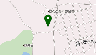 町営毛越寺駐車場 トイレの地図画像