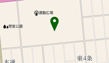 芽室総合体育館 トイレの地図画像