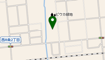 ピウカ緑地 トイレの地図画像