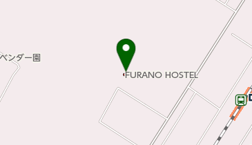FURANO HOSTEL トイレの地図画像