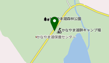 かなやま湖畔キャンプ場 トイレの地図画像