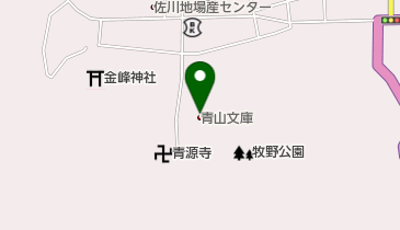 佐川町立青山文庫 トイレの地図画像