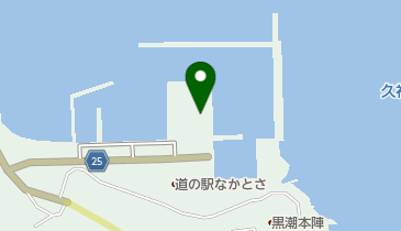 道の駅 なかとさ 屋外トイレの地図画像