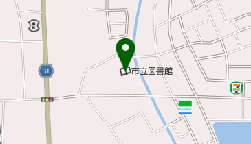 那珂市立図書館 トイレの地図画像