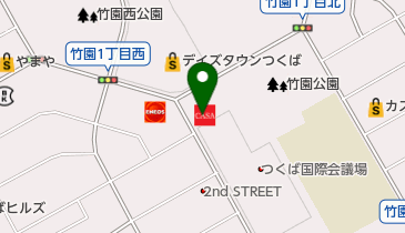 オークラフロンティアホテルつくばエポカル トイレの地図画像