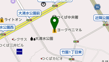 ヨークベニマル つくば竹園店 トイレの地図画像