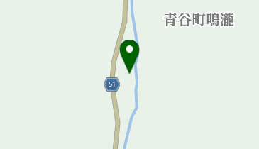 かちべ伝承館 トイレの地図画像