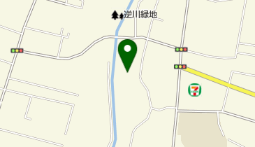 逆川緑地 トイレの地図画像